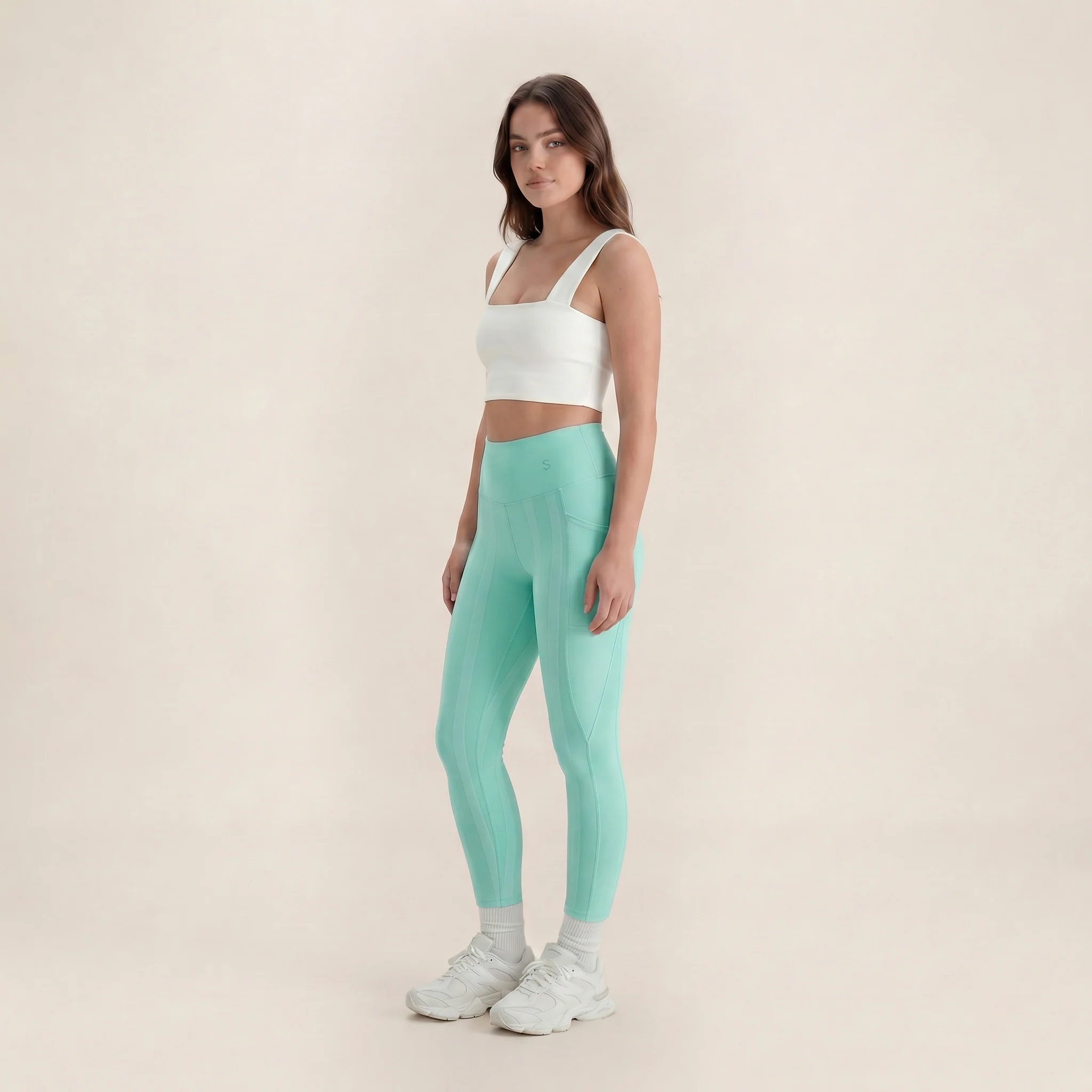 1 x Resistance Band Leggings - Spring Colors - Image 17